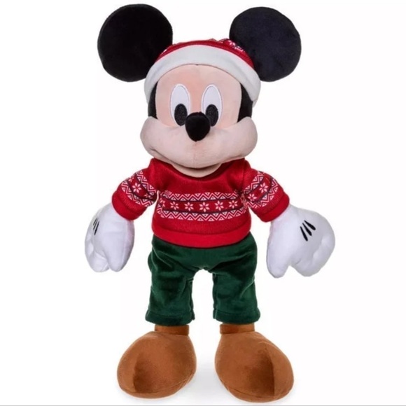 Disney Mickey Mouse Holiday Plush – Medium 16 1/4'' - Picture 1 of 8